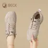 Zapatos de caña alta Gorilla para mujer 2026 Nuevos de invierno Piel genuina Zapatos blancos con forro polar Zapatos de algodón cálidos Botines casuales deportivos para mujer