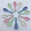 Cuchara de Plástico Paja de Trigo Cuchara Doméstica Palillos Bol Cuchara para Condimentos Suministros de Cocina al por Mayor en Stock Postres