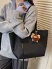 Bolsa de Tela Oxford para Mujer Gran Capacidad 2025 Nuevo Otoño e Invierno Versátil Bolso de Hombro Estudiante Universitario Clase Trabajo Ropa Bolso Tote