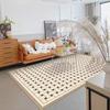 Alfombra de Sala de Estar de Lujo Ligero de Alta Gama Moderna Simple Sofá Mesa de Centro Felpudo Dormitorio Resistente a la Suciedad Resistente al Desgaste Alfombra Imitación Cachemira