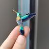 Fuente transfronteriza broche colibrí de moda gota de aceite ramillete traje cárdigan suéter accesorios de diamantes ramillete de alta calidad