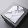 Tranquilidad para comprar la nueva camisa transpirable de verano para hombre, de algodón, informal, de negocios, de manga corta, para niños, sin planchado, de corte entallado