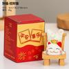 Decoração de casa de gato lúcido fofo mini, decoração de mesa de entrada de gato de desenho animado, presente, decoração de casa