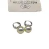 Elegantes pendientes de perlas estilo francés, sencillos y versátiles, perfectos para el uso diario y para ir al trabajo, un toque de lujo y un look sofisticado