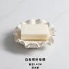 Lujo Ligero Caja de Jabón con Drenaje de Nube Baño Creativo Sin Perforaciones Jabonera de Cerámica Plato de Jabón de Hada Minimalista Vela Excelente