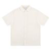Camisa Nacional Moderna Cor Sólida Fina Neutra Solta Vazada Respirável Empilhada Oversized Casual Masculina e Feminina Manga Curta 2025