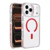 Funda para Teléfono Móvil Adecuada para Iphone17Promax, Funda Magnética de Apple para Amazon Transfronteriza, Transparente con Incrustaciones de Diamantes de Aire, Funda Anti-Caídas