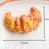 Simulación palomitas de maíz grandes hamburguesa mango arroz glutinoso comida gourmet accesorios de juego accesorios para refrigerador