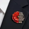 Broche de Aleación Nuevo Creativo Transfronterizo Flor Conmemorativa Batalla Insignia Interactiva Pin Accesorios Estilo Metal Europeo y Americano