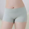 Bóxer de seda de hielo sin dejar rastro para mujer, pantalones de seguridad de cintura media, elástico, transpirable, antiluz, ropa interior de cuatro esquinas para niñas