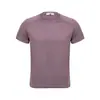 ZX058 Calle Alta Americana Tendencia de Calle Retro Estilo Pareja Diseño Desconstruido Simple Camiseta de Manga Corta Ajustada Cuello Redondo para Hombre