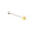 Broche de Pérola DIY Coreano Aço Inoxidável Bandeja Reta Cobre Alfinete de Corsage Acessórios de Decoração de Roupas Atacado