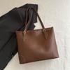 Bolsa tote feminina de alta qualidade, bolsa estilo novo 2024, bolsa de ombro da moda, grande capacidade, bolsa de viagem popular do outono deste ano