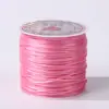 Hilo Elástico Plano de Color del Fabricante 0.8mm Cordón Elástico Pulsera DIY Hilo para Ensartar Cuentas Tejido a Mano Hilo para Bordado