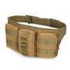 Riñonera de Pesca para Hombre para Exteriores, Bolsa de Almacenamiento Deportiva para Correr, Riñonera Militar Camuflaje Resistente al Desgaste para Montañismo de Hombre, Bolsa al por Mayor