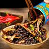 Salsa de langosta de Yangjiang, Guangdong, pescado de granja auténtico mezclado con arroz para la comida, camarones listos para comer con salsa de langosta, fideos picantes y apetitosos