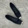 Sapatos Femininos Retrô Sexy de Bico Quadrado com Salto Baixo, Salto Bloco, Boca Rasa, Modernos, Casuais, Versáteis, Leves e Elegantes