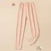 Calça de algodão puro infantil para outono, calça térmica classe A para inverno, perfeita para usar sob uniformes escolares, para meninos e meninas, crianças em idade escolar e mais velhas, calça térmica de algodão, calça de pijama