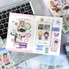 Libro de Pegatinas de Papel de Escribir Infeel.Me: Un Libro de Paisajes Antiguos Desordenados, Libro de Pegatinas de Diario Estilo Ins Vintage, Pegatinas Decorativas DIY