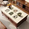 Mantel impermeable y a prueba de aceite, no lavable, mantel rectangular atmosférico para comedor, sensación de lujo ligero y alta gama, nuevo modelo 2025, protector de mesa de centro