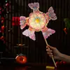 Linternas de Molinillo para el Festival del Medio Otoño 2026 Linternas de Mano para Niños Estilo Tradicional Juguetes Hechos a Mano Manualidades Decoración Ambiente del Año del Caballo