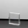 Caixa Plástica Display de Armazenamento Coleção de Diamantes para Unhas Barras de Ouro Artístico de Alta Qualidade Prata Moeda Quadrada PS Totalmente Transparente Multiespecificação