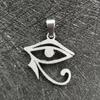 Collar Canding ojo de Horus de acero inoxidable ojo de la providencia ojo de la visión completa