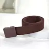Cinturón de Seguridad sin Metal para Hombres, Hebilla Lisa Elástica, Cinturón Ajustable para Uso en el Extranjero, Talla Extra Grande, Longitud Extendida, Adecuado para Personas Más Grandes