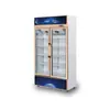 Armário Refrigerado de Grande Capacidade em Liga de Alumínio Armário Refrigerado Comercial para Bebidas Supermercado Loja de Conveniência Armário de Exposição Vertical
