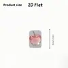 Protector de Cable de Datos con Imagen de Manzana Rosa Hermosa 2D, Anti-Daños, Protección para Cable de Datos de Teléfono Tipo-C