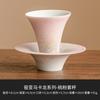 Juego de Taza y Platillo Horneado en Horno de Fábrica Macaron Encantador Juego Morado Taza de Té Personal de Alta Gama Taza Maestra Taza de Té