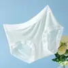 Roupa íntima de Seda Gelada de Verão Ultra-Fina de Cintura Média para Mulheres, Antibacteriana, Confortável, Respirável, Fresca, Secagem Rápida, Roupa Íntima Triângulo Sem Costura para Meninas