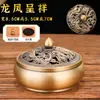 Fogareiro de Aromaterapia, Incenso Doméstico de Luxo, Sândalo, Fogareiro de Incenso de Cobre, Agarwood, Fogareiro de Incenso Antigo, Caixa de Incenso, Queimador de Incenso para Cerimônia do Chá
