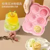 Amazon Charola de Hielo Rose Hielera Fácil de Sacar Cubitos de Hielo 6 Cavidades Molde de Hielo Casero Silicona de Grado Alimenticio Charola de Hielo