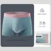 Comercio Exterior Transfronterizo Ropa Interior para Hombre Otoño e Invierno para Hombre Transpirable Cómodo Color de Contraste Boxer para Niño Boxer de Color Sólido talla grande
