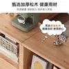 Armario para té, Armario de almacenamiento, Armario de pared para el hogar, Aparador combinado de madera maciza de pie para sala de estar, Armario bajo, Cómoda de cocina
