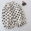 Pantalones Antimosquitos de Lunares Estilo Coreano Verano 2026 Niñas Holgados Jogger Casual Lunares Pantalones Linterna para Bebé