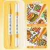 Marcadores Acrílicos de Doble Punta Suave, No Corren, Colores Apilables, Adecuados para Arte y Dibujo a Mano de Estudiantes, 48 Colores Plumas de Pintura DIY