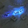 Cadeia de luzes LED 3 cores piscantes fio de cobre cadeia de luzes feriado Dia dos Namorados decoração caixa de presente de flores pequena caixa branca luz de atmosfera