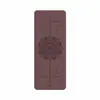 Venta al por mayor del fabricante Esterilla de Yoga de Caucho PU Caucho Natural Antideslizante Línea de Postura Esterilla de Fitness Esterilla de Lujo Esterilla de Yoga Engrosada