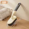 Cepillo Multifuncional de Mango Largo para Uso Doméstico, Cepillo para Zapatos, Cepillo para Lavandería, Cepillo para Ropa, Cepillo para Limpiar Zapatos de Cerdas Suaves, Cepillo para Limpiar Paredes y Pisos