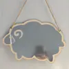 Pegatinas de Pared de Espejo Acrílico Transfronterizas Colgante de Madera de Álamo Animal Habitación Infantil Popular Dormitorio Diseño de Habitación Pared