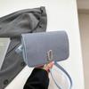 Bolso de Mujer 2025 Nueva Tendencia de Moda Bolso Cuadrado Pequeño Simple Caja Bolso para Teléfono Móvil Textura Bolso de Hombro Bolso Cruzado