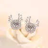 Aretes de Alce Coreanos Elegantes Mini Frescos Estilo Hong Kong Simples Distintivos Aretes Mejor Amiga de Mujer