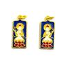 Colgante de Buda Guanyin sin fase, accesorios de oro antiguo chapados en cobre de alto color, collar y pulsera para hacer la fortuna, accesorios de bricolaje