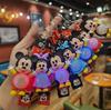Llavero Creativo Lindo de Dibujos Animados Flash Minnie Mickey Pegamento Suave Trendy Play Pareja Luminoso Tridimensional Juguete Colgante para Bolsa