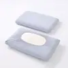 Funda de almohada universal de nailon de imitación mágica perezosa, pieza única, color sólido, estilo elástico simple, funda de almohada individual de espuma viscoelástica, pieza única