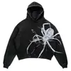 2026 Transfronterizo Amazon Aliexpress para Hombre Nuevo Estilo Otoño Estampado de Araña en Palma Sudadera Moderna y Versátil