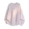 Nuevo Top Pulóver Delgado Transpirable para Hombre Primavera y Otoño Holgado Casual Manga Larga Camiseta Base para Hombre