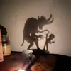 Suporte de Sombra Engraçado Halloween Suporte de Vela Interessante Decoração de Mesa Estilo Europeu e Americano Ornamento de Metal